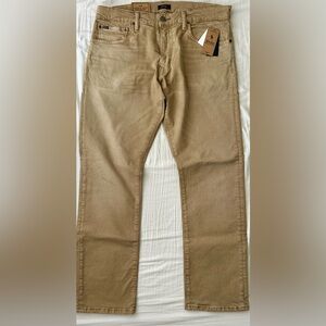 Polo by Ralph Lauren Varick Denim Jeans - 34 / 30 - Khaki - BNWT